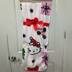 Hello Kitty Throw Blanket | Light pink